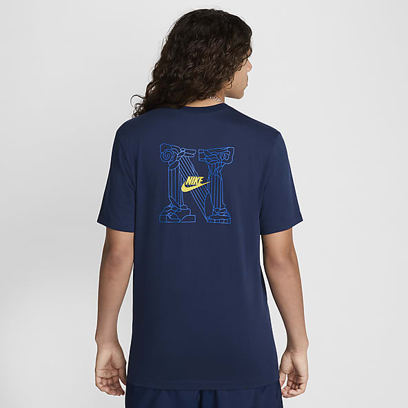 Mens Blue Tops T Shirts. Nike